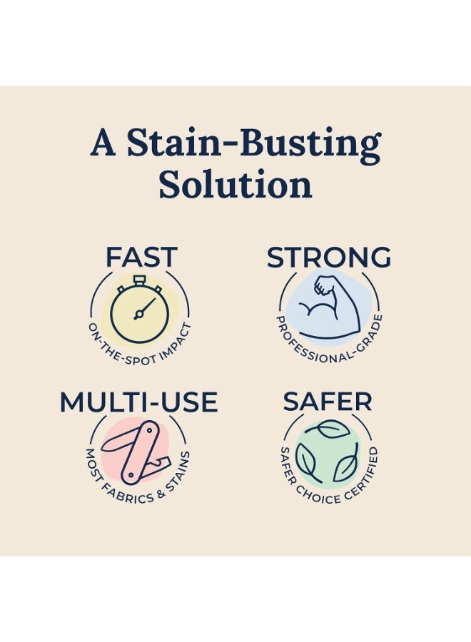 بوكون مزيل بقع ميسي إيتر غير السام من ميس ماوث للأطفال والرضع، مناسب للملابس والسجاد والأقمشة والمفروشات. مُجرّب من قِبل الأطفال ومُعتمد من قِبل الأمهات (عبوتين بخاخ سعة 118 مل، 4 أونصة). - Image 5